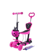 Pink 5-in-1 Scooter ~ Ladybird Edition